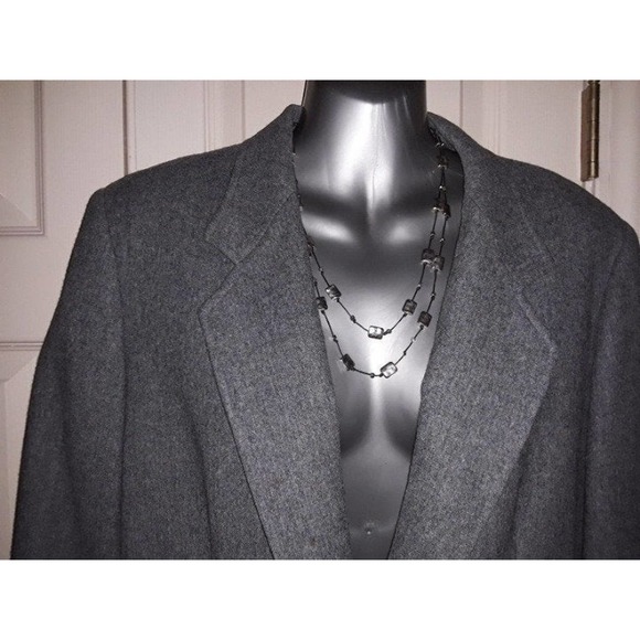 Vintage Gray Pendleton (Sz6 Med?)100% Virgin Wool Lined Jacket - Picture 3 of 4